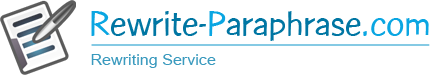 Rewrite-Paraphrase.com รับ Rewrite Paraphrase งานวิชาการ